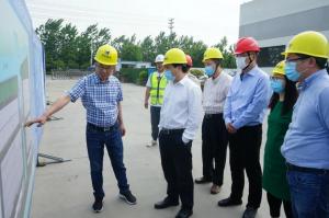市國資委黨委書記、主任婁顯杰一行調(diào)研建筑工業(yè)化PC構(gòu)件生產(chǎn)基地與